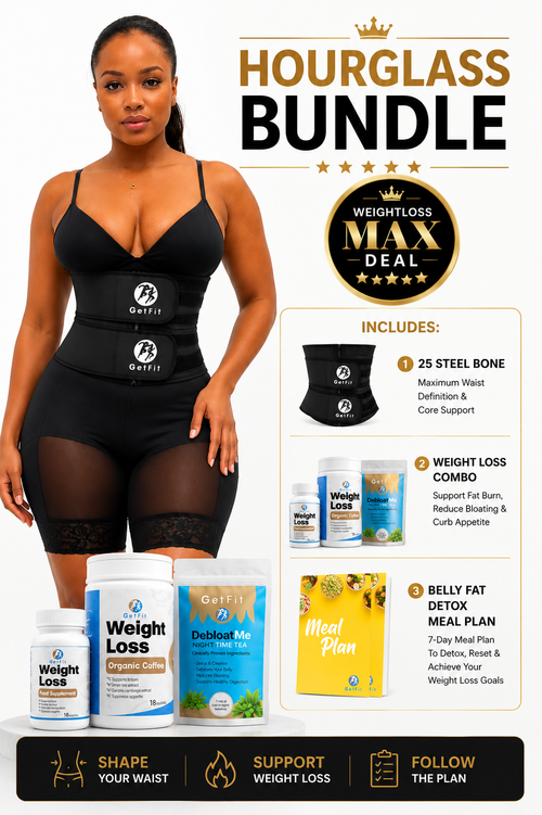 Weightloss Max deal: 25 steel bone + weight loss combo + belly fat detox meal plan