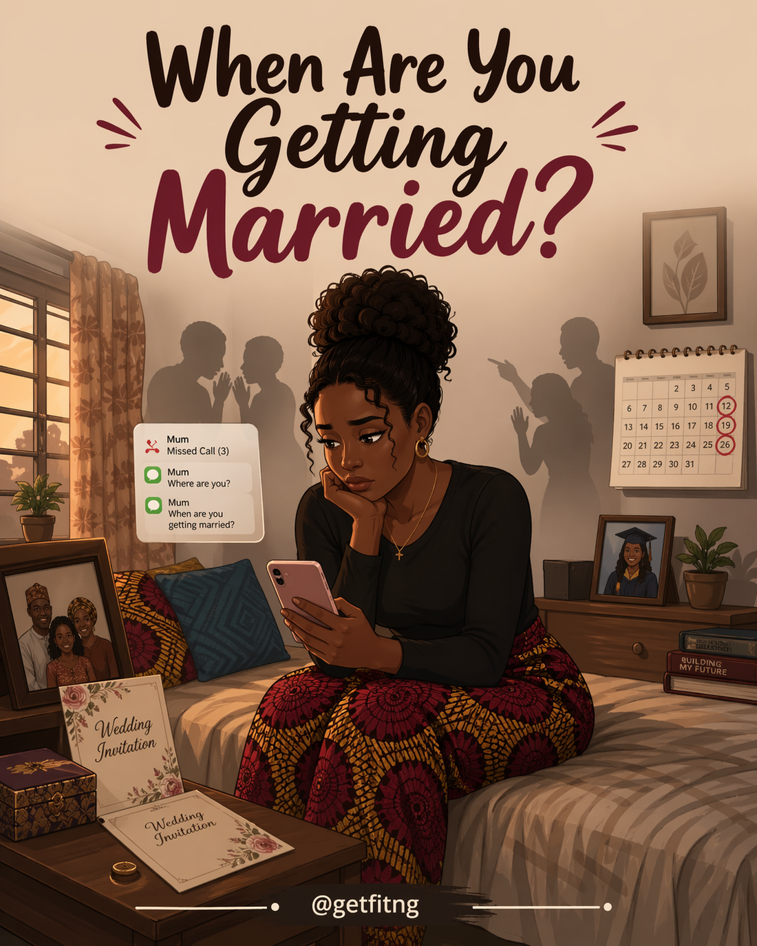 WHEN ARE YOU GETTING MARRIED?