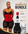 Hourglass bundle: 3 strap ruby + appetite control coffee + firm compression 2.0