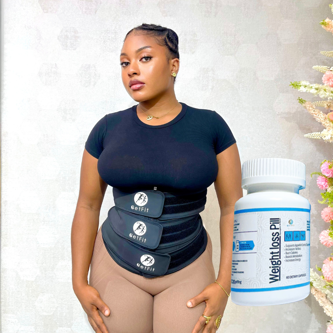 GetFit Black Friday Combo – Ruby 3-Strap (Black) + Your Preferred Fat-Burning Boost!