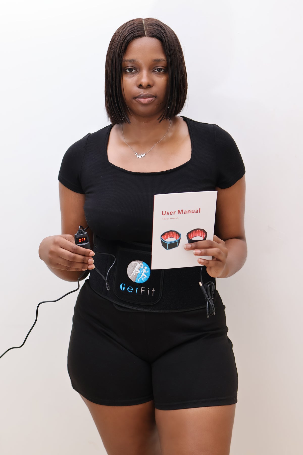Red light medical waist trainer