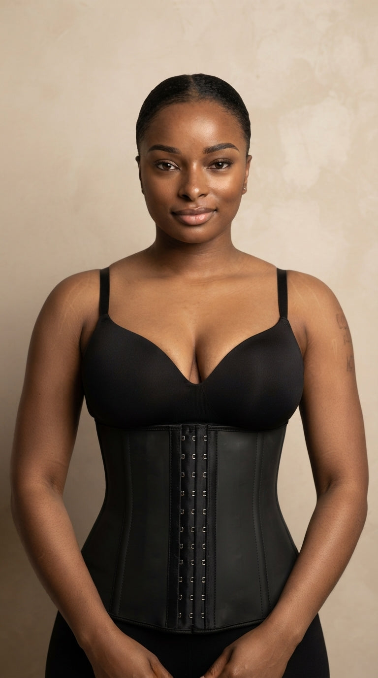 GetFit Midi 25 Steel Bone Waist Trainer