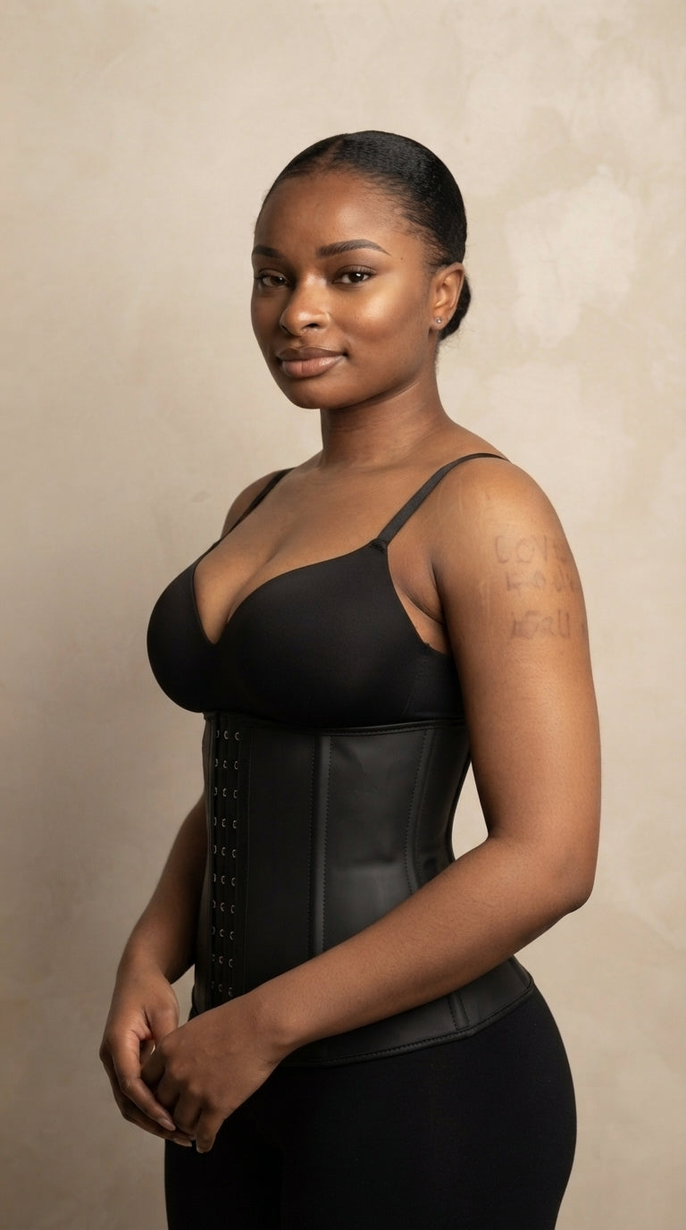 GetFit Midi 25 Steel Bone Waist Trainer