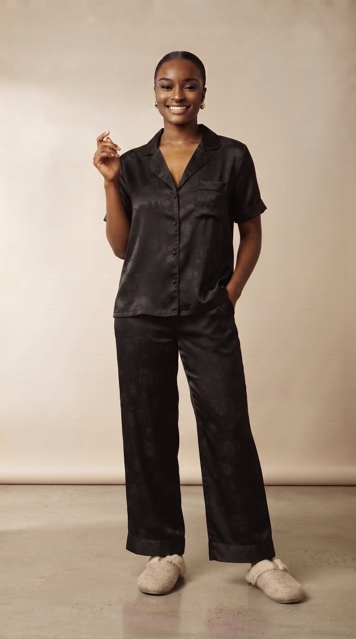 GetFit Silk Lounge Set (3 Piece)