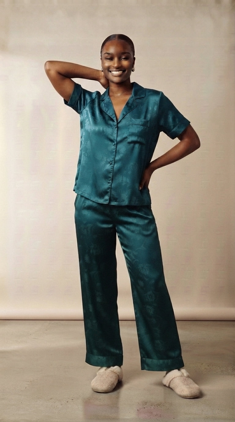 GetFit Silk Lounge Set (3 Piece)