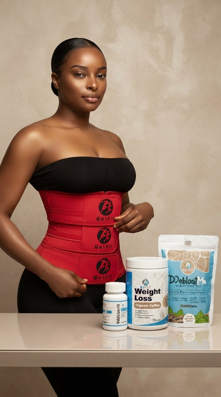 3 Strap Ruby - Red + Full weight-loss combo package