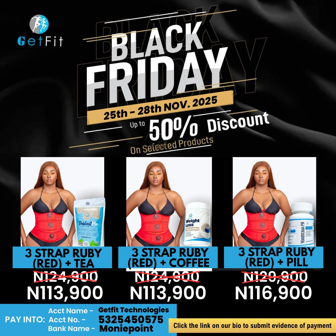 GetFit Ruby 3-Strap Combo + Your Fat-Burning Boost!