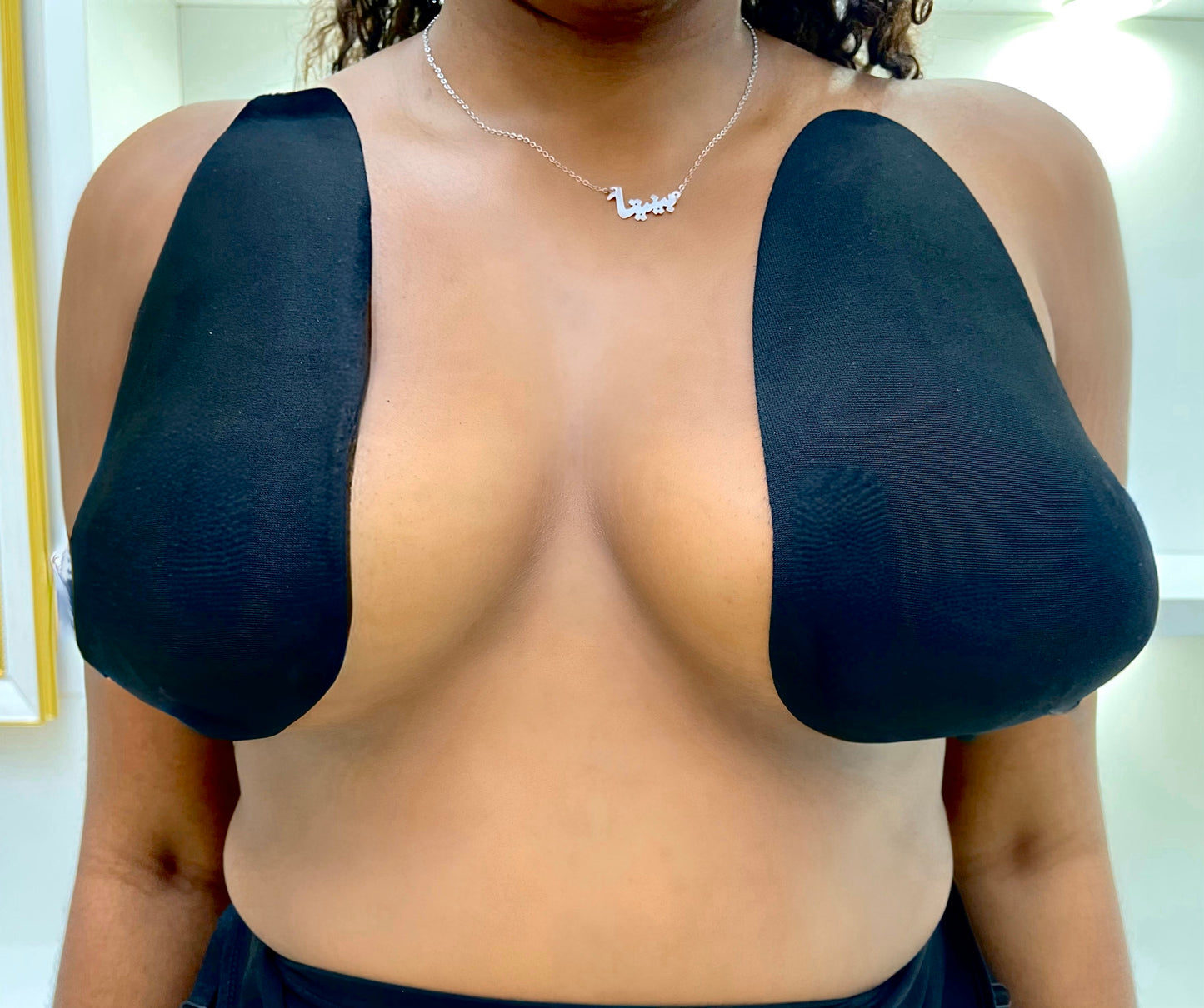 Rain drop stick on bra